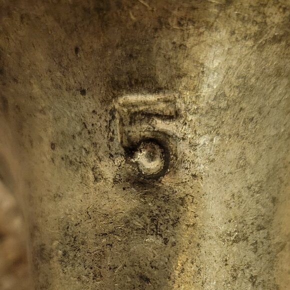 Vintage Antique Enterprise No #5 Tinned Cast Iron Meat Grinder Made in USA - Picture 6 of 11